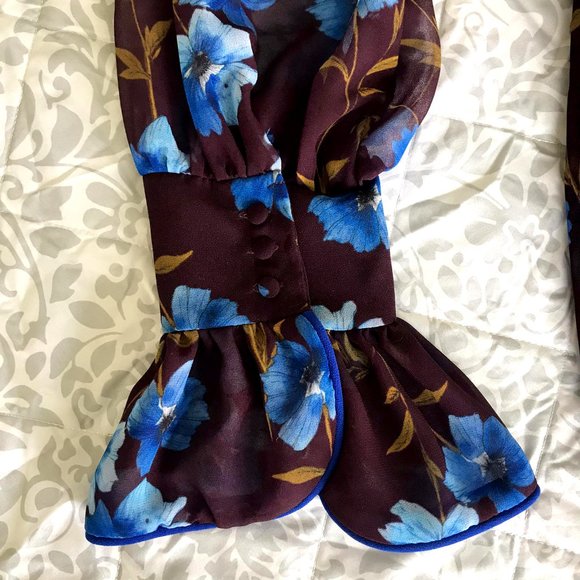 Neiman Marcus Floral Mini Dress 10 - Picture 5 of 6